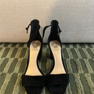 Vince Camuto Black Suede Heels